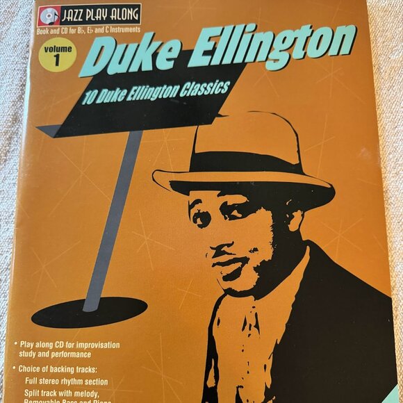 Hal Leonard Duke Ellington Jazz Play Along Volume 1 Book and CD - Picture 1 of 3